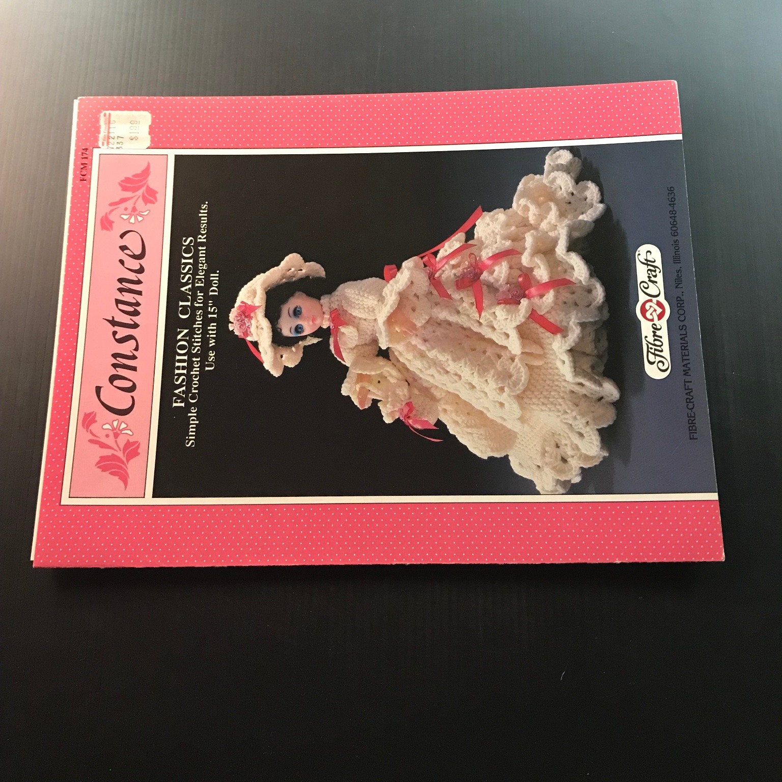 Constance FASHION CLASSICS Crochet Pattern 15″ Doll Outfit FCM 174