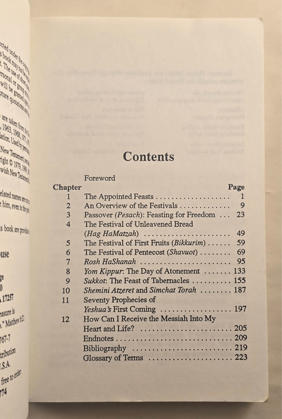 Seven Festivals of the Messiah, Chumney, Edward SIGNED