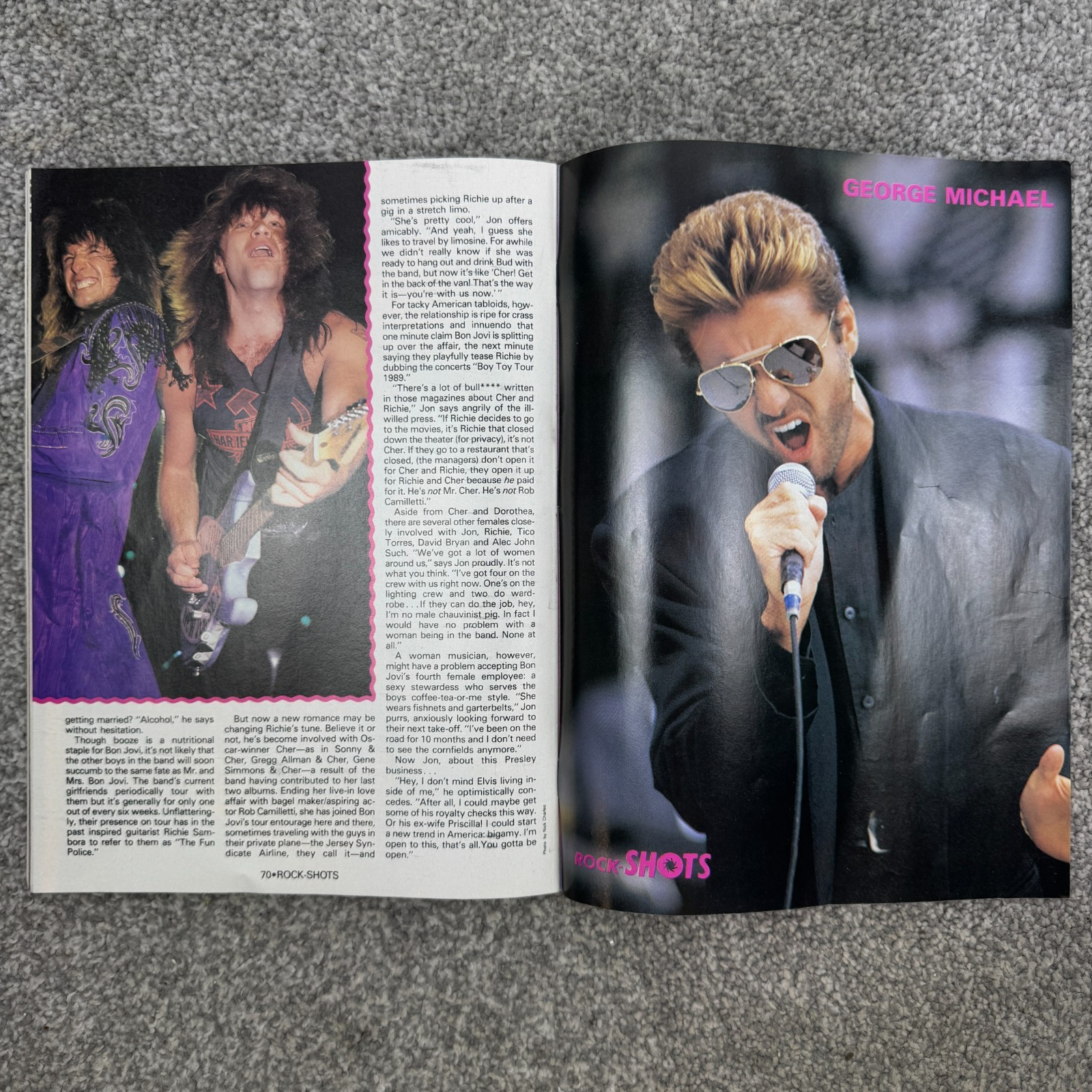 Creem Rock-Shots Magazines January 1990 NKOTB Milli Vanilli Warrant & Skid Row