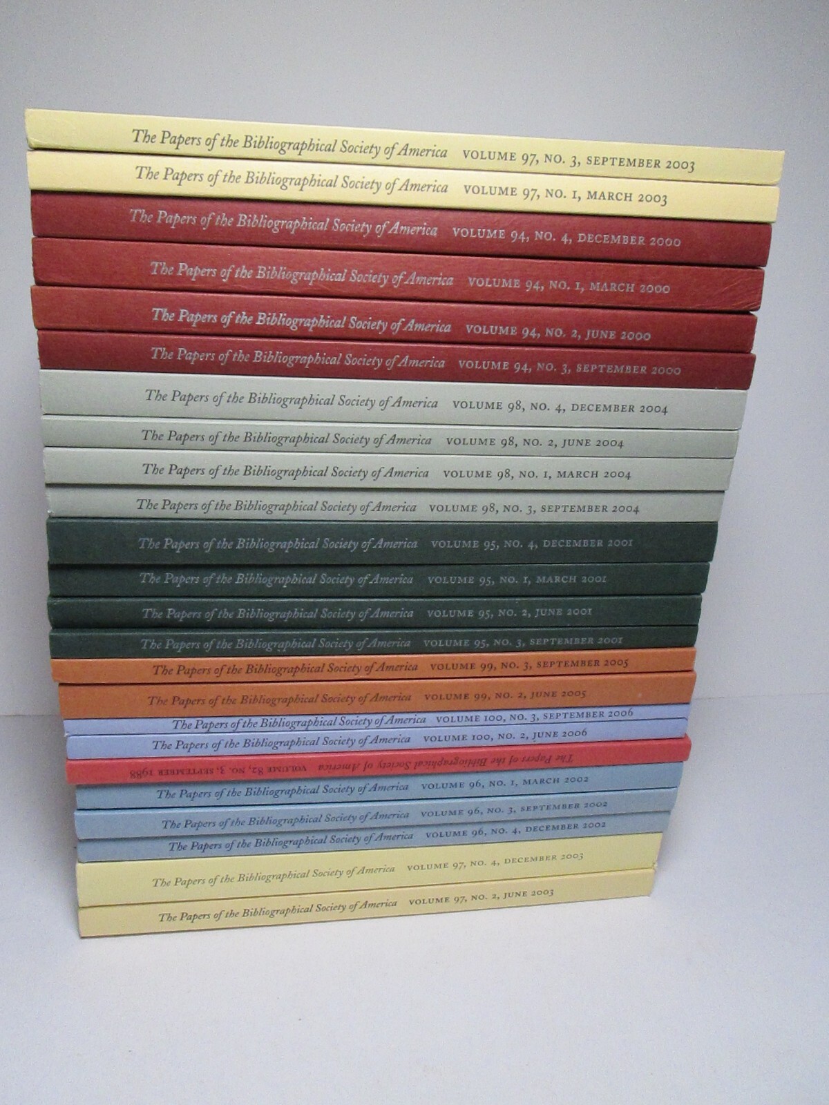 Printing Rare Books Papers Bibliographical Society of America Lot Bibliography +