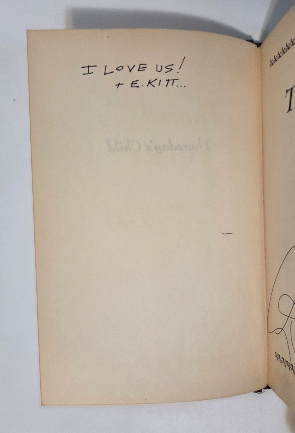 SIGNED Thursday’s Child — Eartha Kitt | 1956 1st Edition HC Autobiography