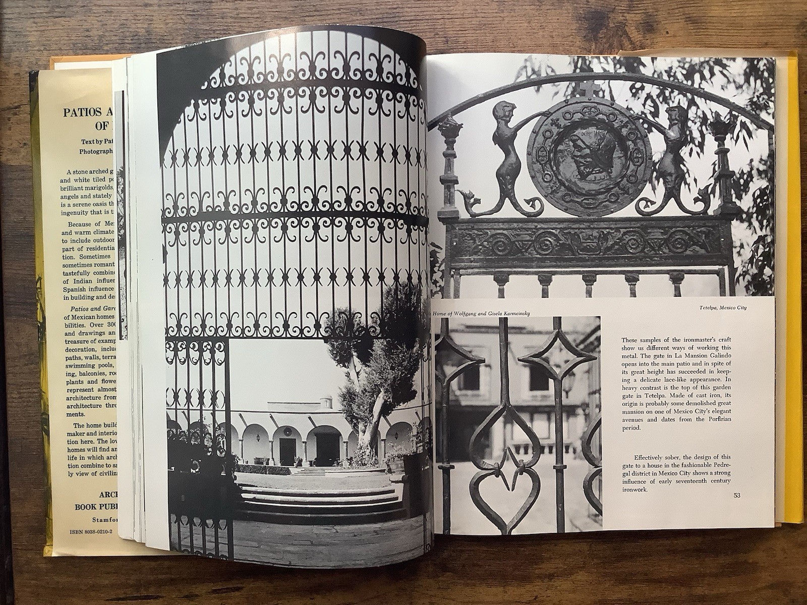 Patios and Gardens of Mexico, 1988, O’Gorman, 9 X 11 Inches