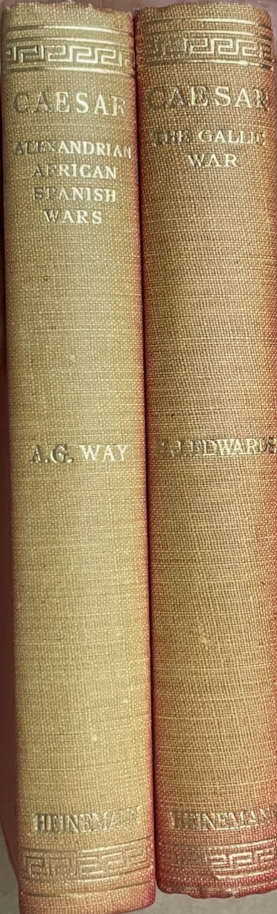 Caesar. Gallic & Alexandrian… Wars. Loeb Classical Library. 2 vols. HC 1952-57