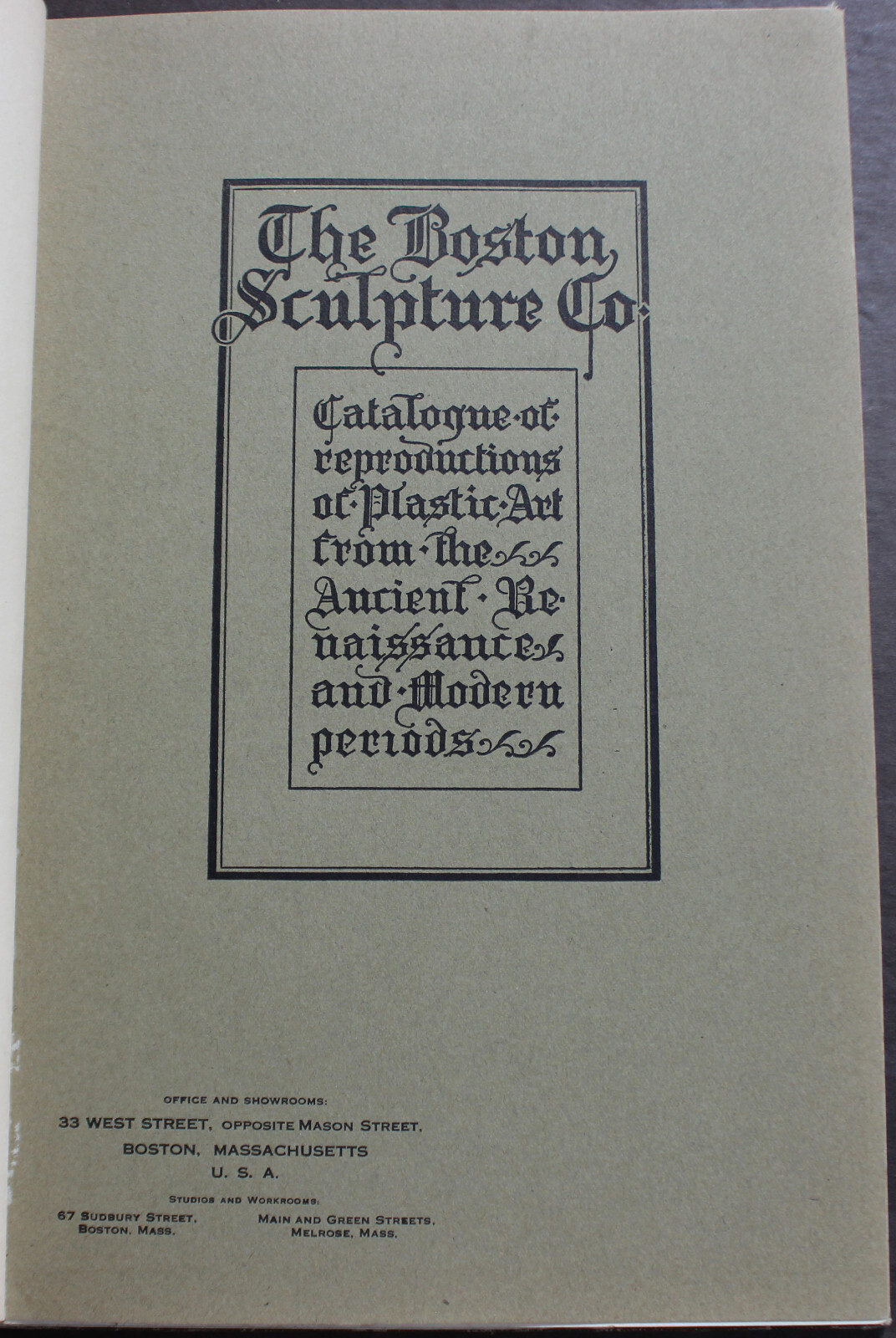 Rare Antique Old Book Boston Sculpture Company 1912 Illustrated Lincoln Occult +