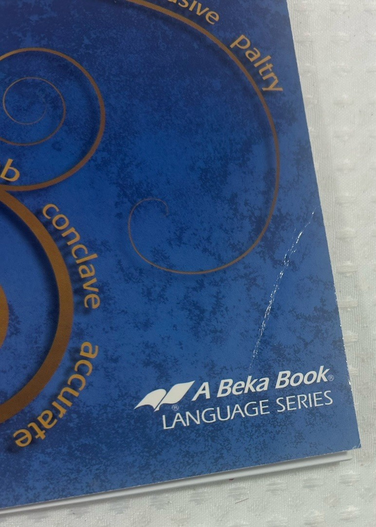 A Beka Book Homeschool 9th Grade Vocabulary Spelling & Poetry III Student Text.