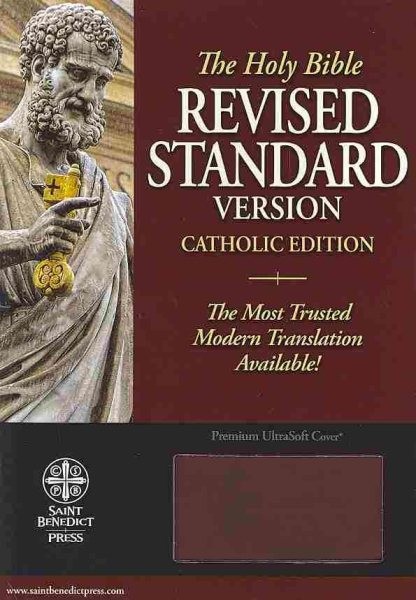 Holy Bible : Revised Standard Version, Burgundy, Premium Ultrasoft, Catholic …