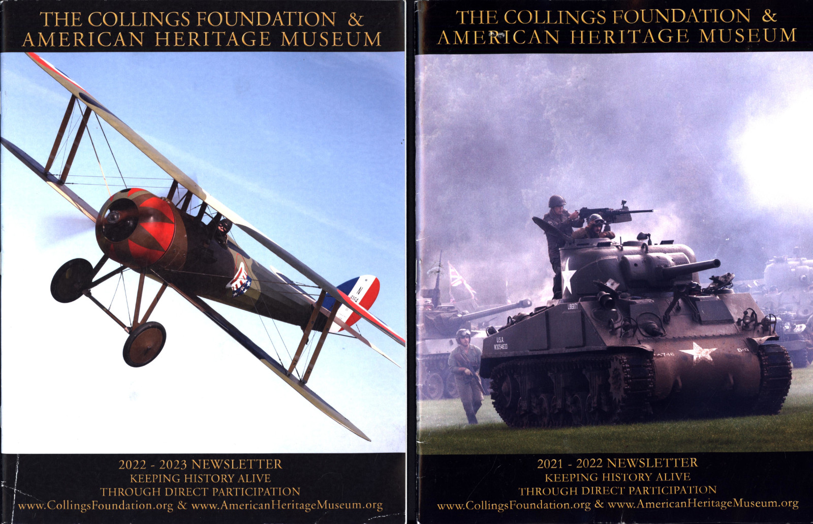 THE COLLINGS FOUNDATION & AMERICAN HERITAGE MUSEUM 2021-2023 LOT OF 2