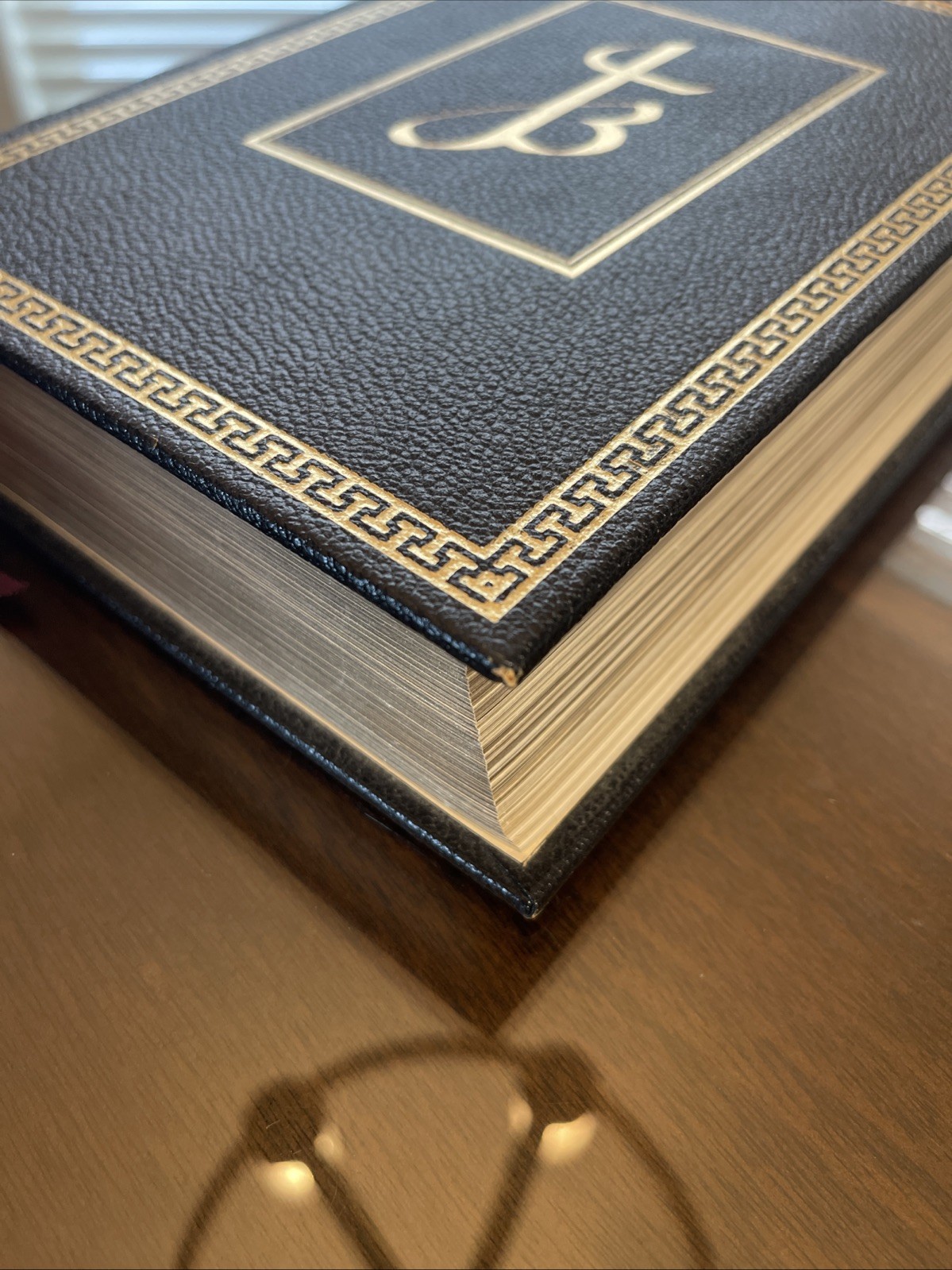 The Jerusalem Bible 1966 French Morocco Leather Doubleday Original 1st Print