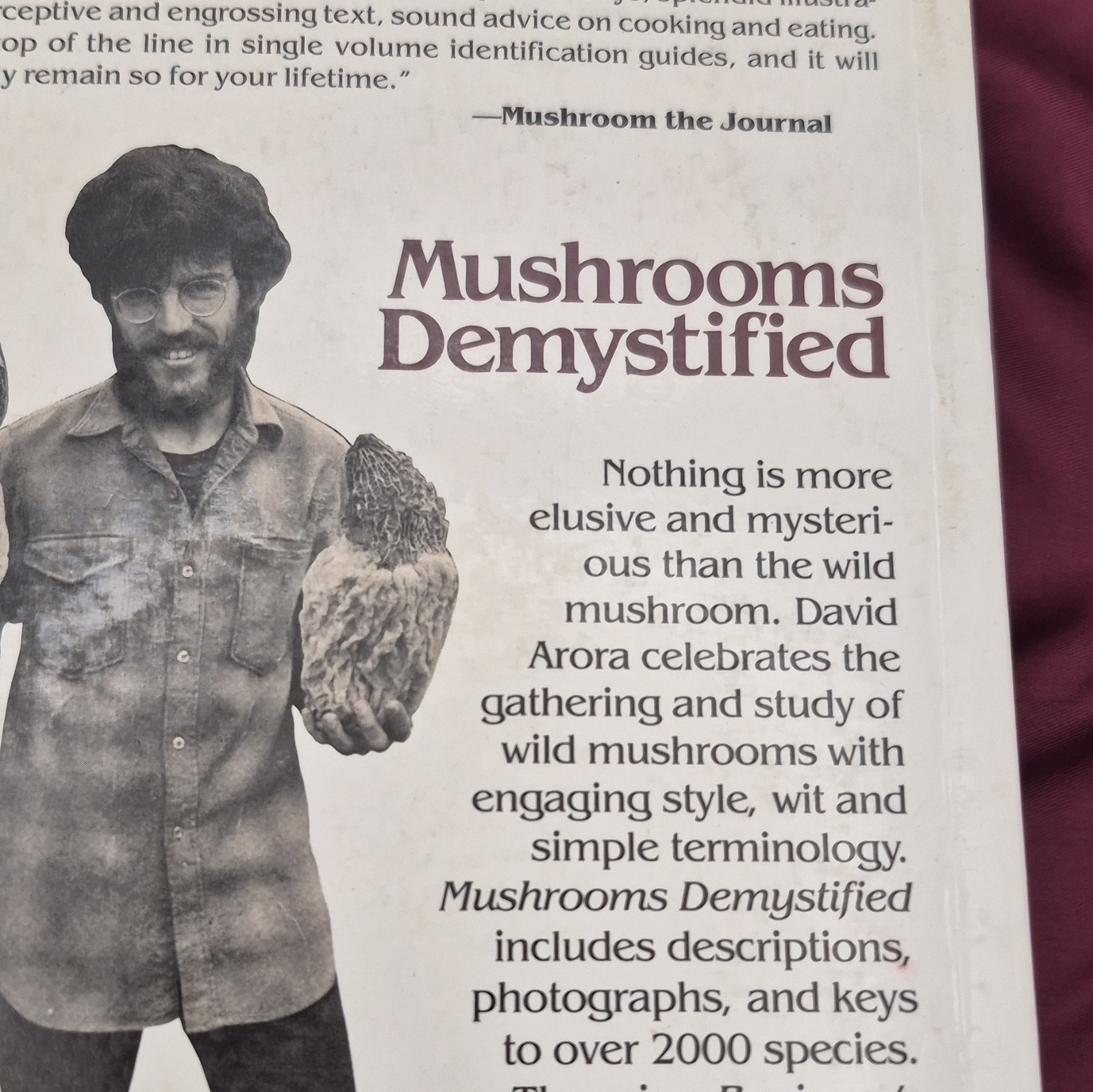 Mushrooms Demystified by David Arora 2nd Ed 1986 Trade PB Ten Speed Press Illus…