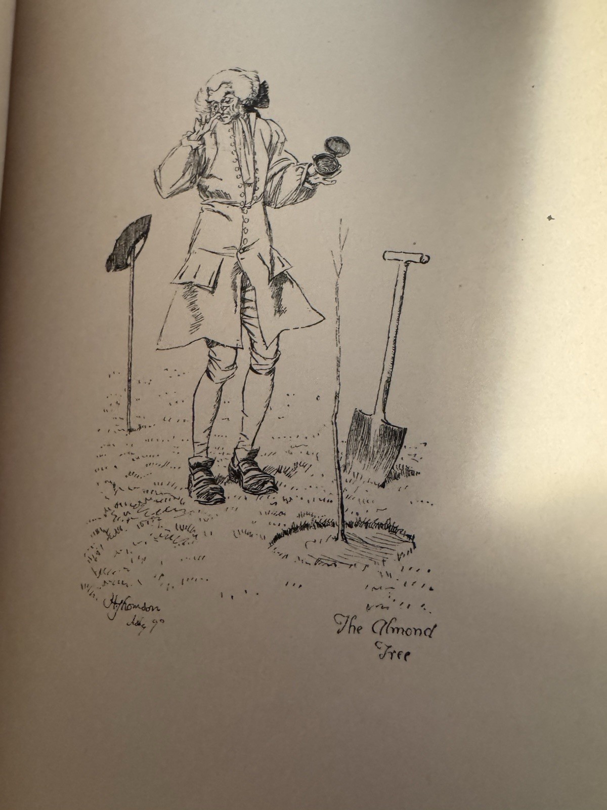 Antique Book “The Ballad of Beau Brocade” by Austin Dobson; Illus-H.Thomson