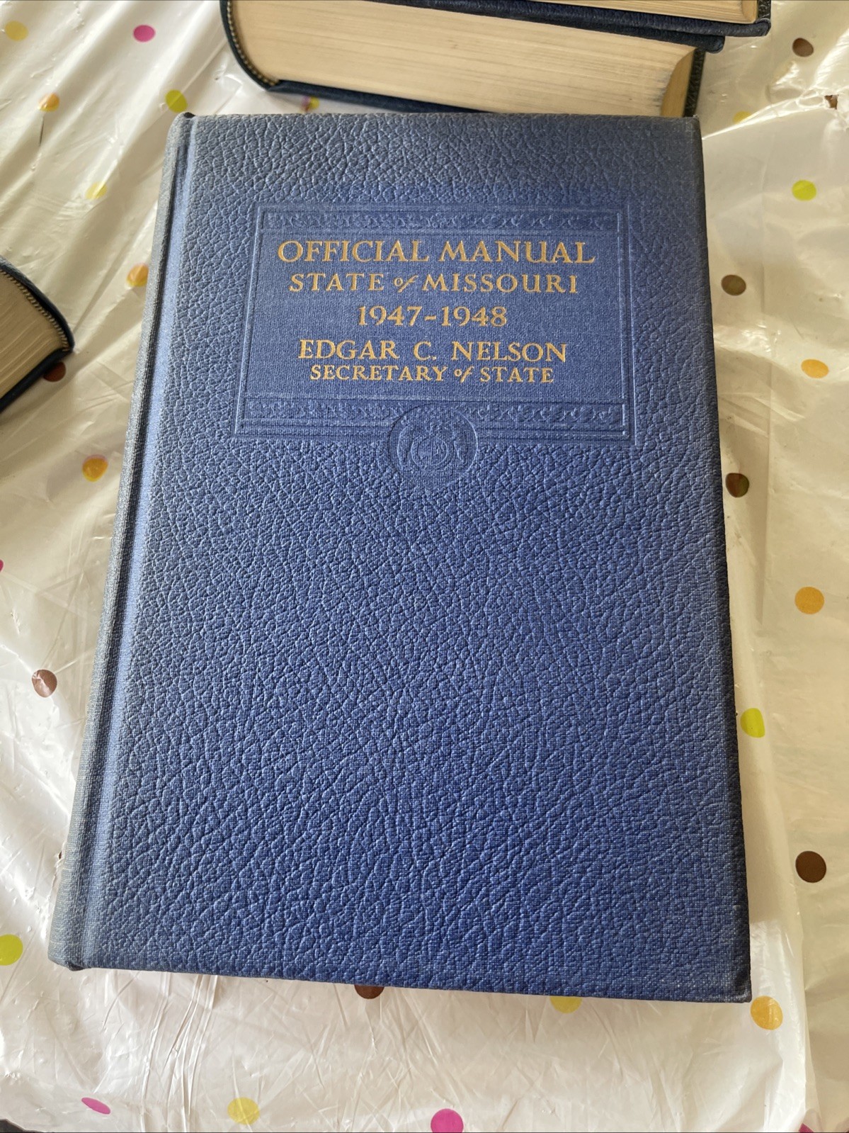 1941 – 1950 Official Manual State Missouri blue book Dwight H Brown 5 Book Lot