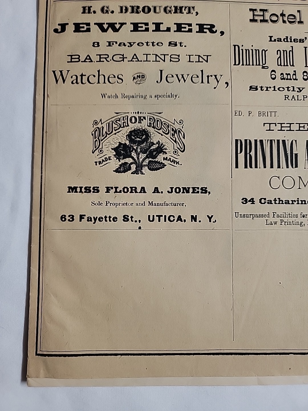Rare July 1888 Utica N.Y. Antique “Wait’s The Monthly Review” Music Book