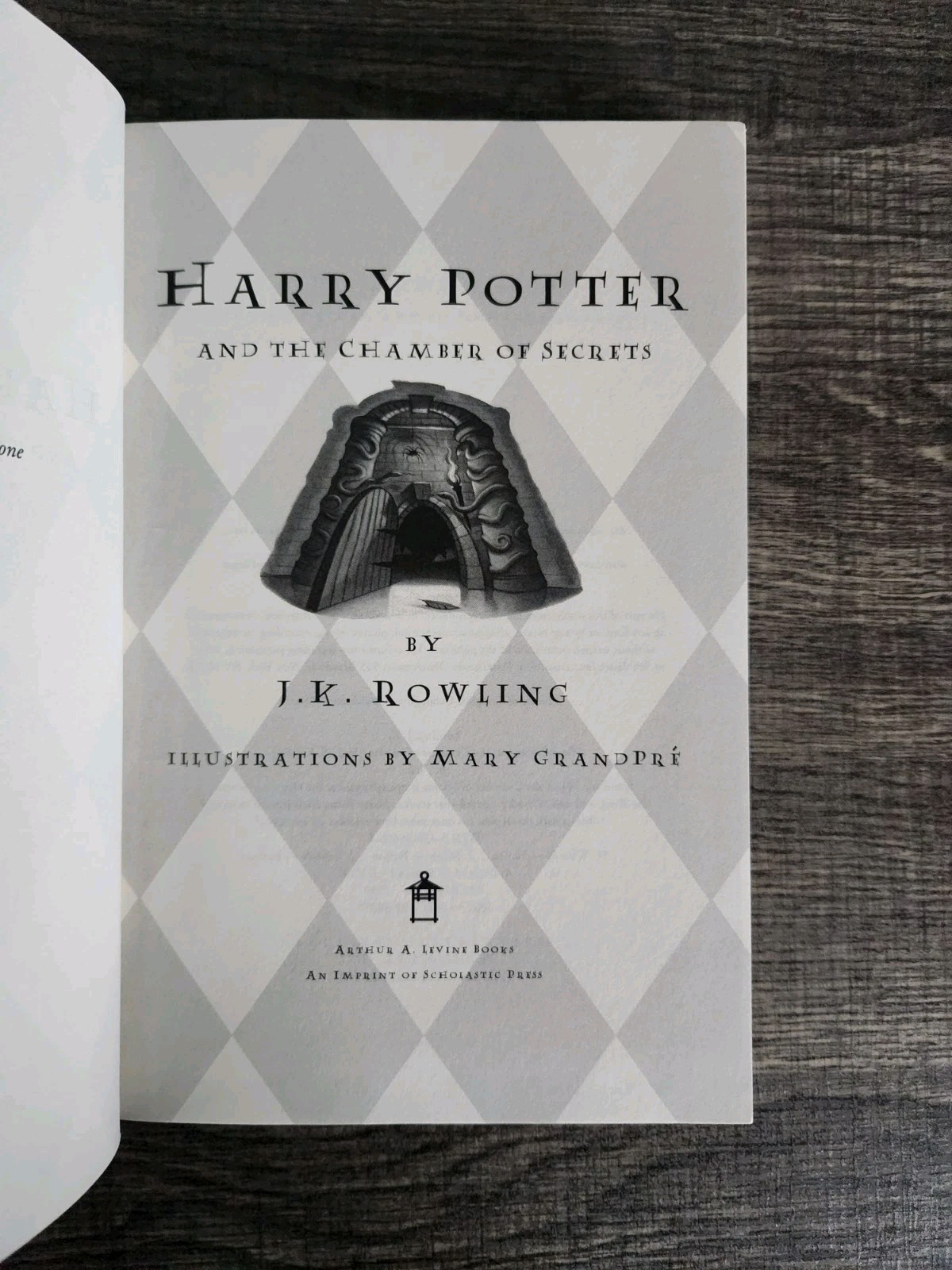 Chamber of Secrets First Book Club Edition Harry Potter J.K. Rowling Hardcover