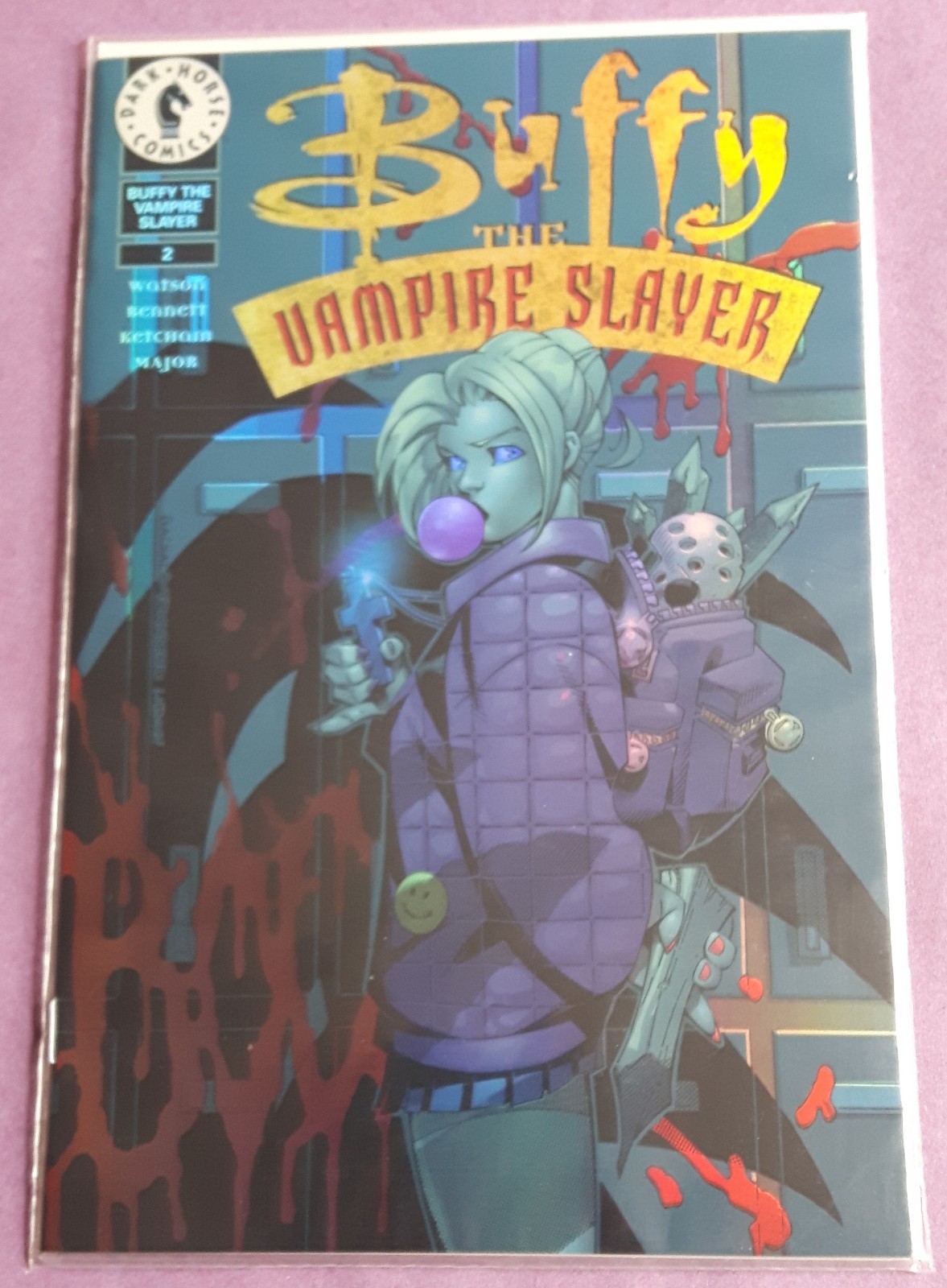 BUFFY THE VAMPIRE SLAYER: LIMITED EDITION “BLOODCHROME” COVER 1998