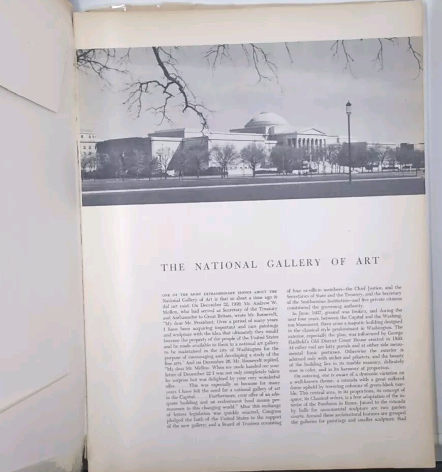 National Gallery of Art Washington DC Book Text John Walker Abrahms + Brochure