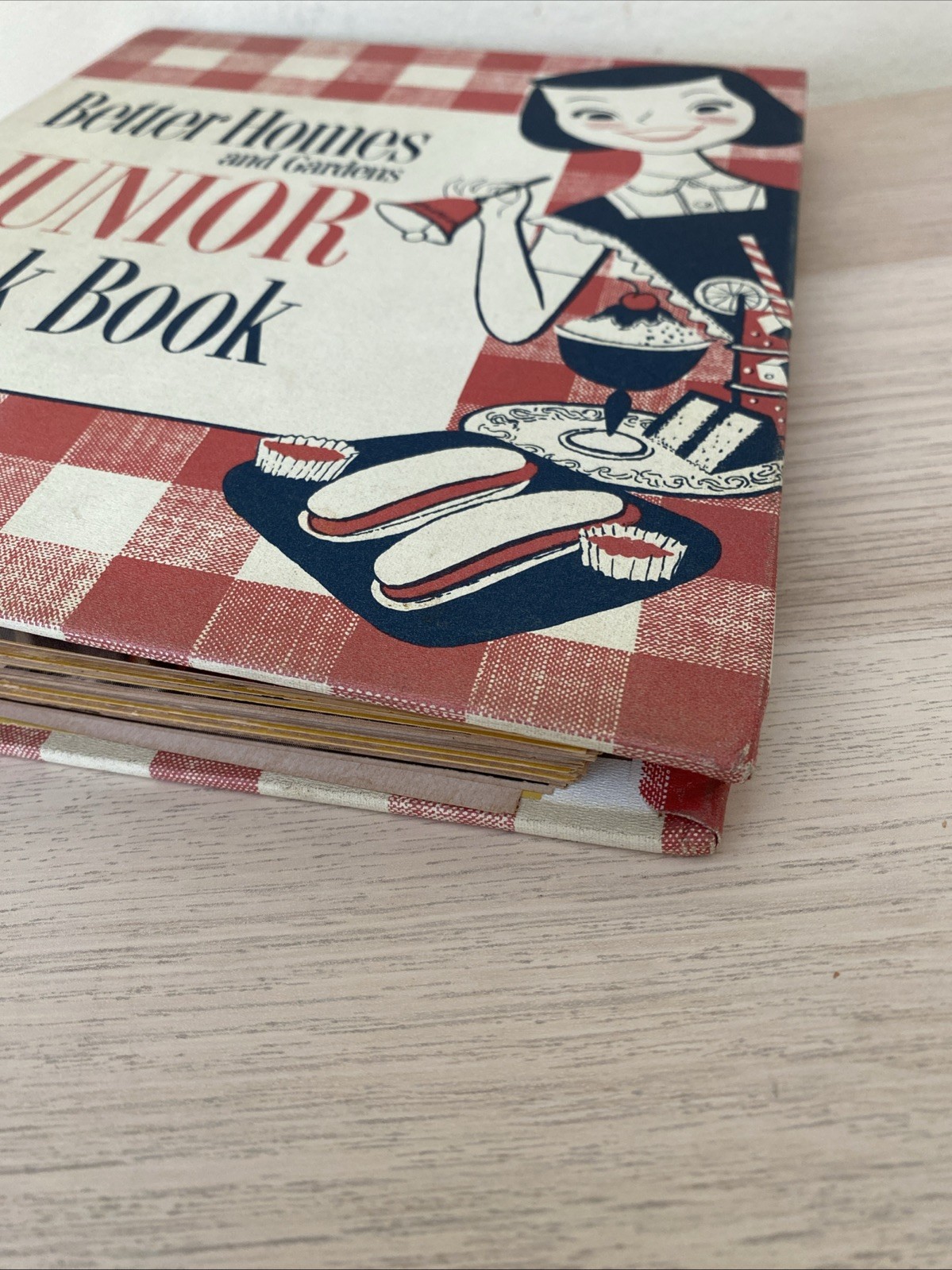 Better Homes and Gardens Junior Cook Book 1955 First Edition 3-Ring HC Binder