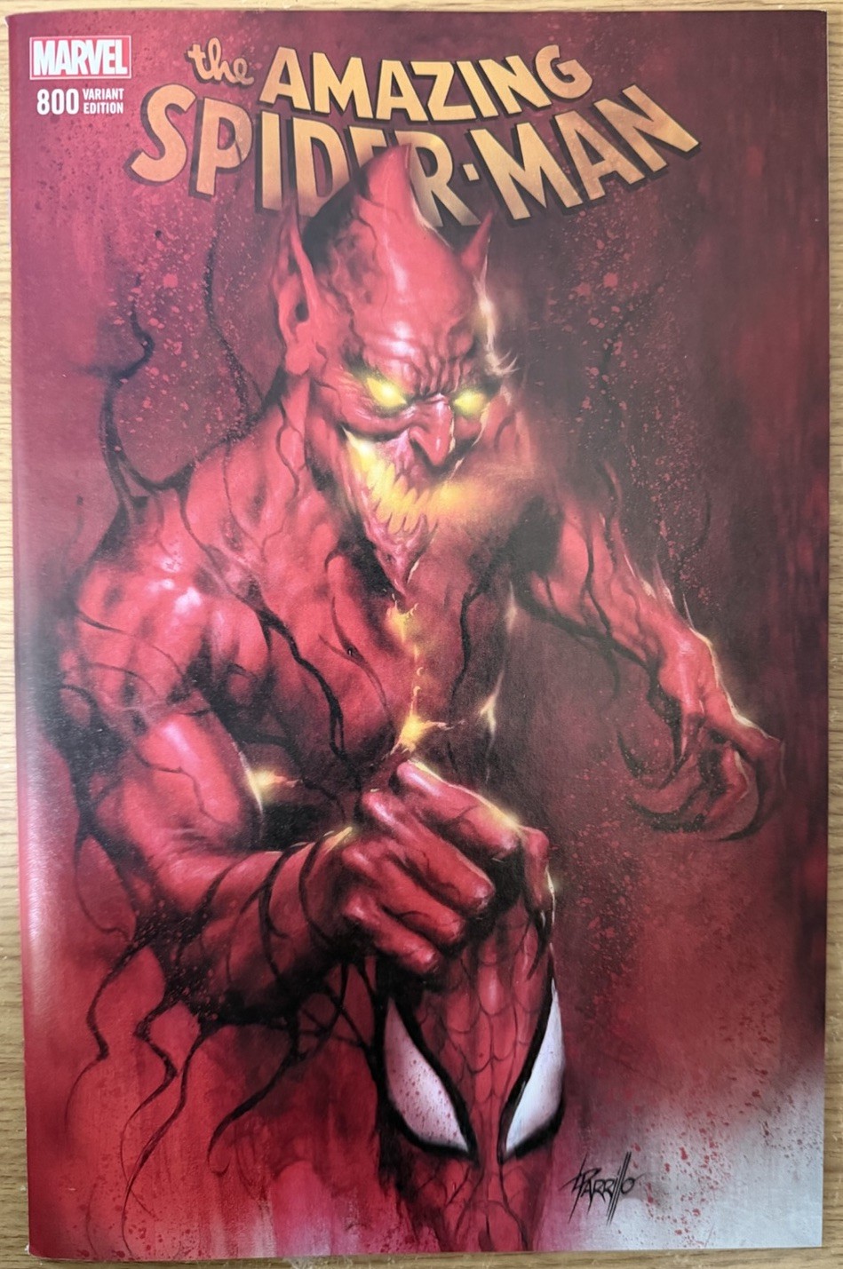 MARVEL COMICS THE AMAZING SPIDER-MAN #800 2018 LUCIO PARRILLO VARIANT NM