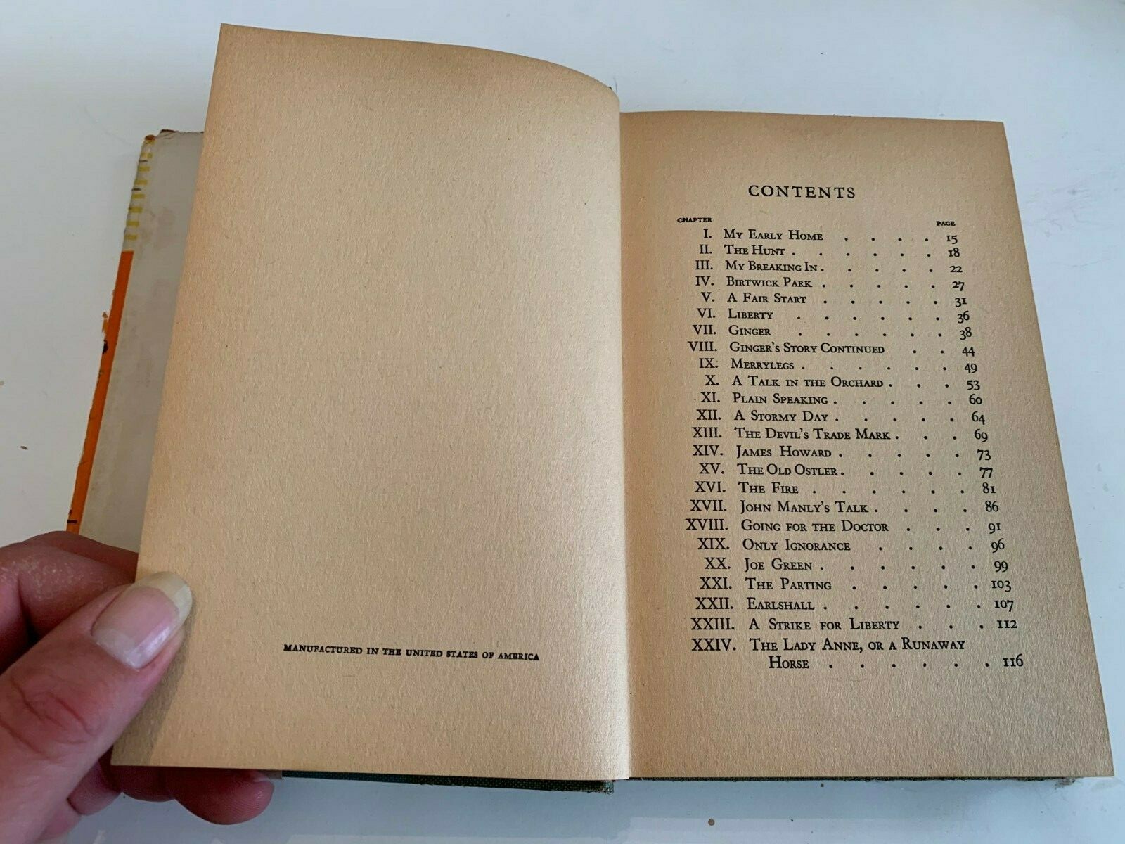 circa 1940’s Black Beauty by Anna Sewell Hardcover With Dust Jacket
