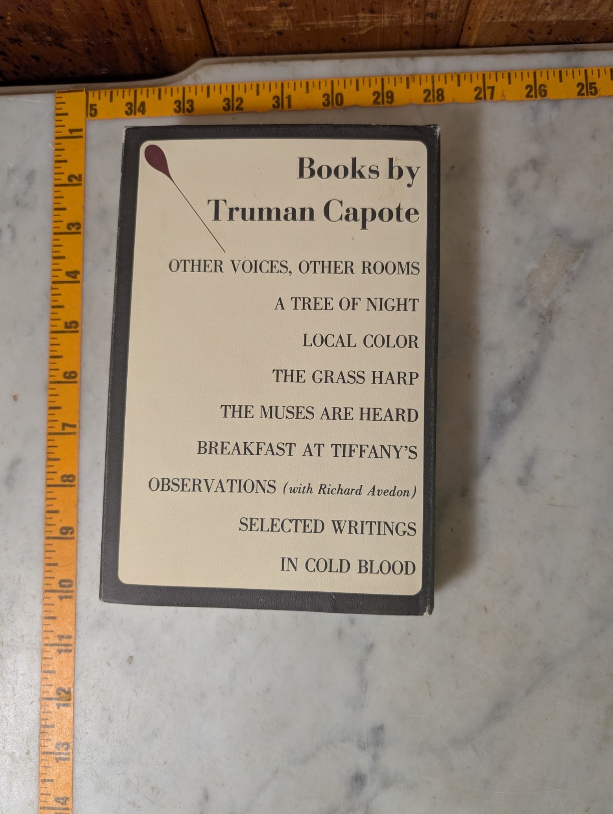 Truman Capote : In Cold Blood HCDJ Random House 1965 BCE Very Good! Hardcover DJ