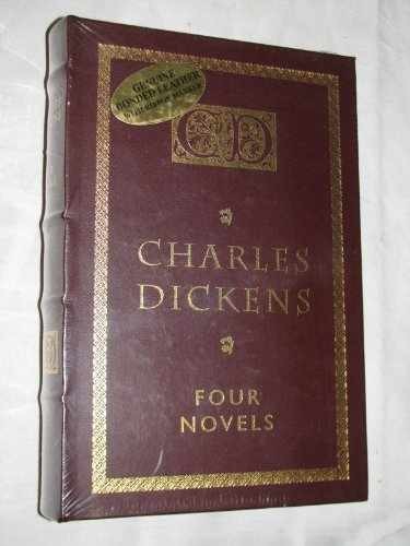 Charles Dickens: Four Novels – Leather Bound, by Charles Dickens – Very Good