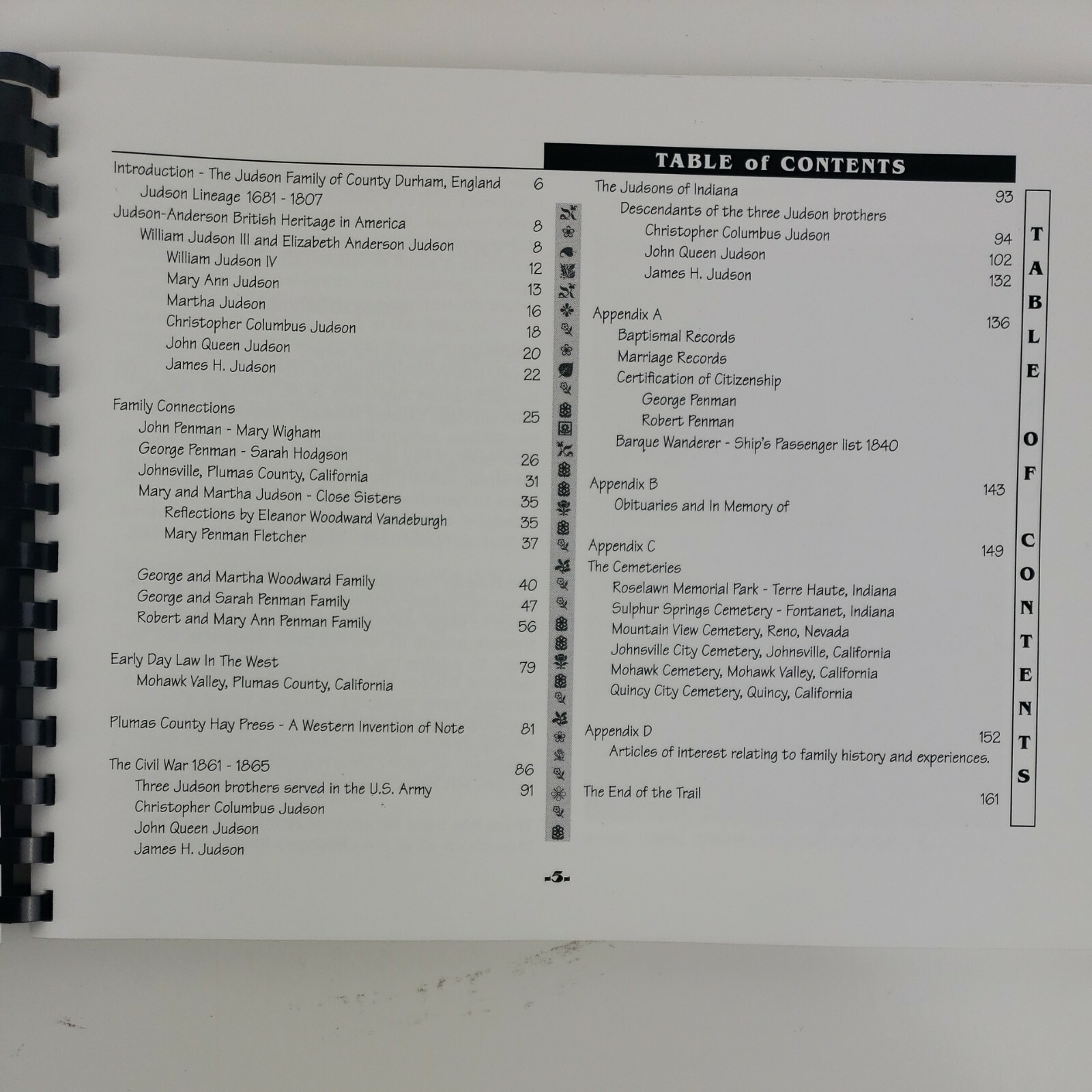 From County Durham England to America 1681-1998 by Aubrey Penman Judson, Penman