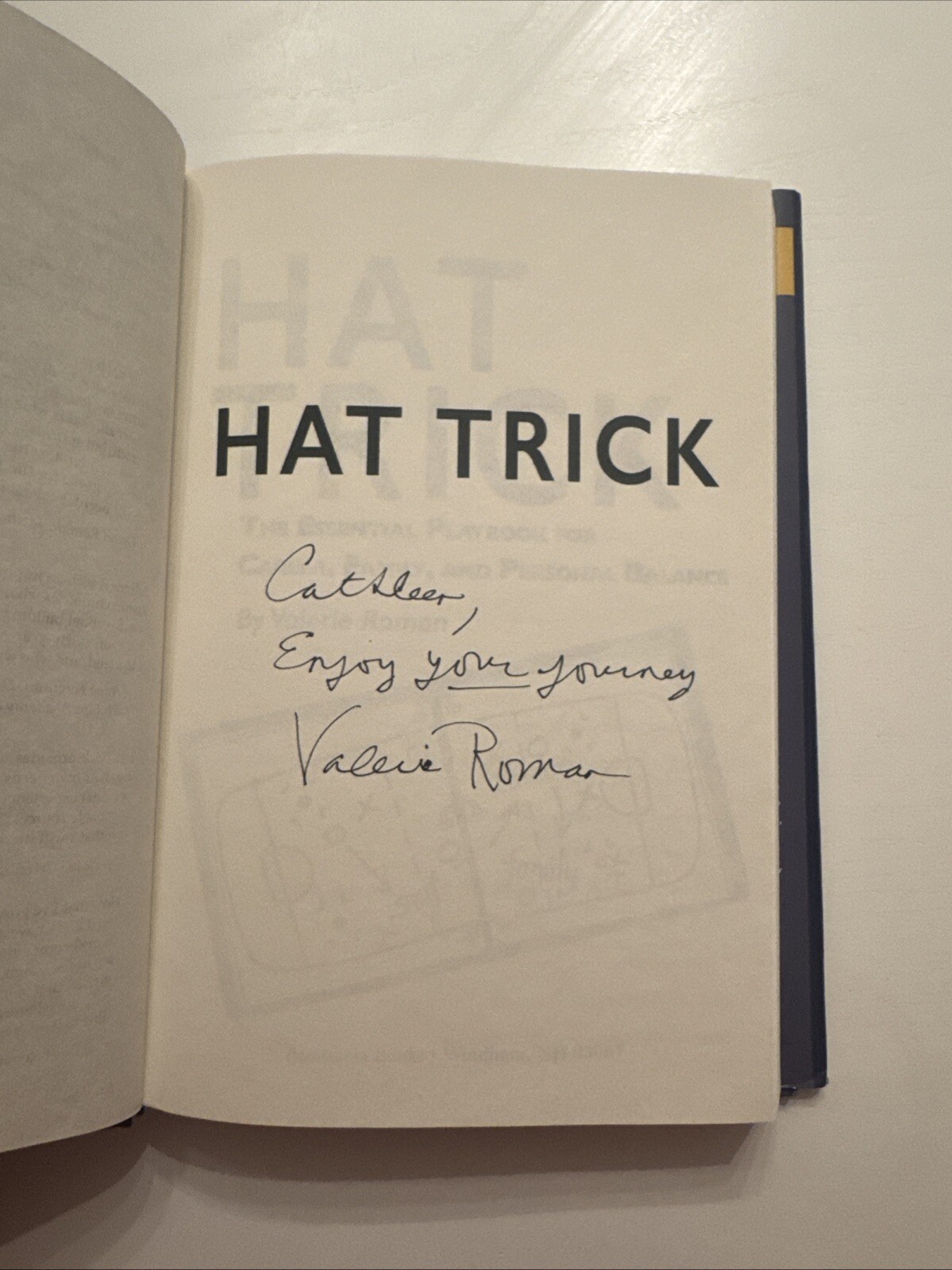 Hat Trick: The Essential Playbook for Career, Family, and Personal Balance