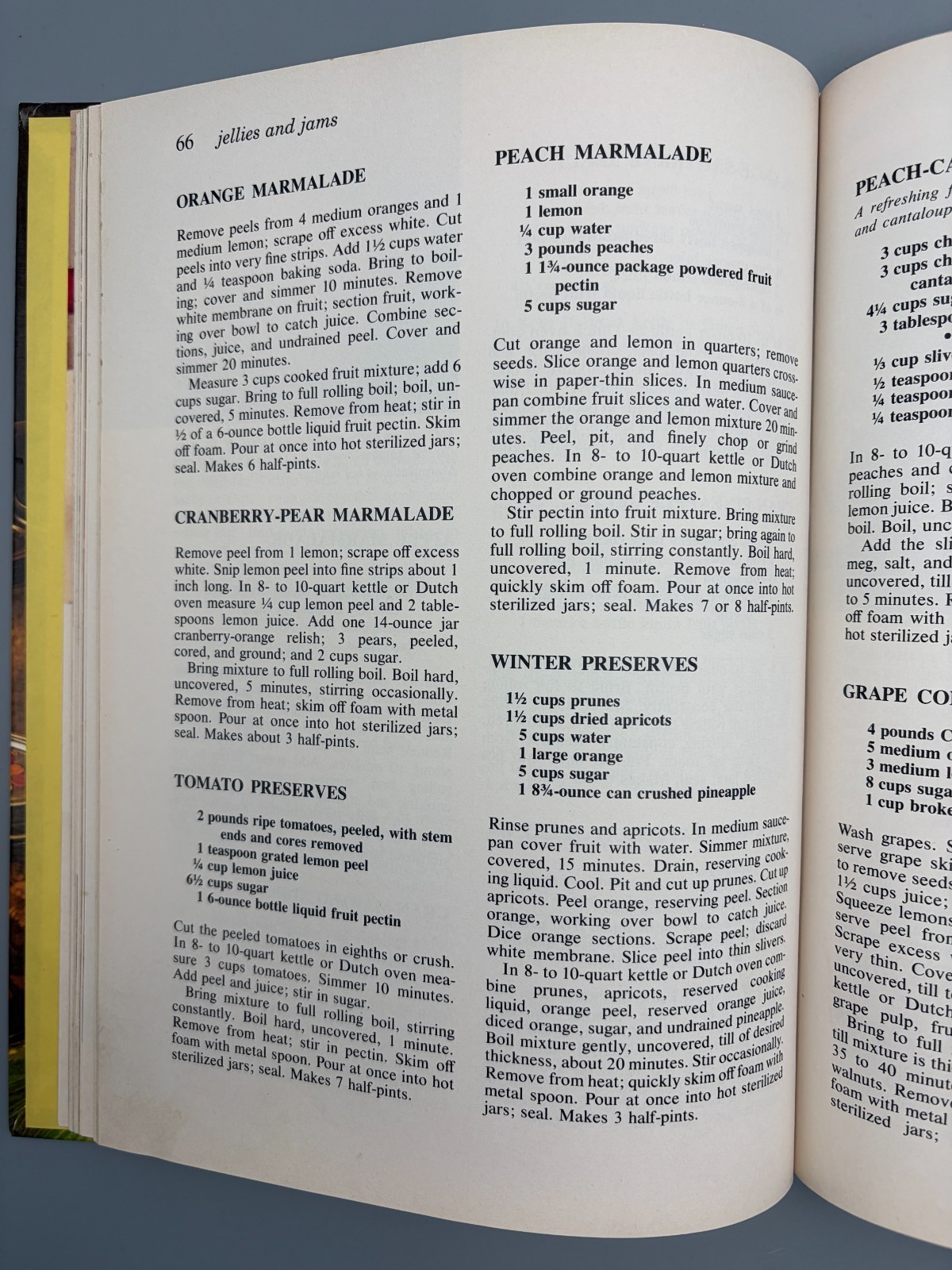 Vintage 1974 Better Homes and Gardens Home Canning Cook Book Recipes Pickling