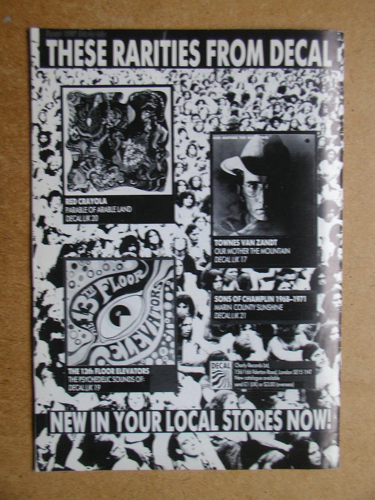 Bucketfull of Brains. No. 24. March 1988. With Gene Clark flexi. Flaming Lips et