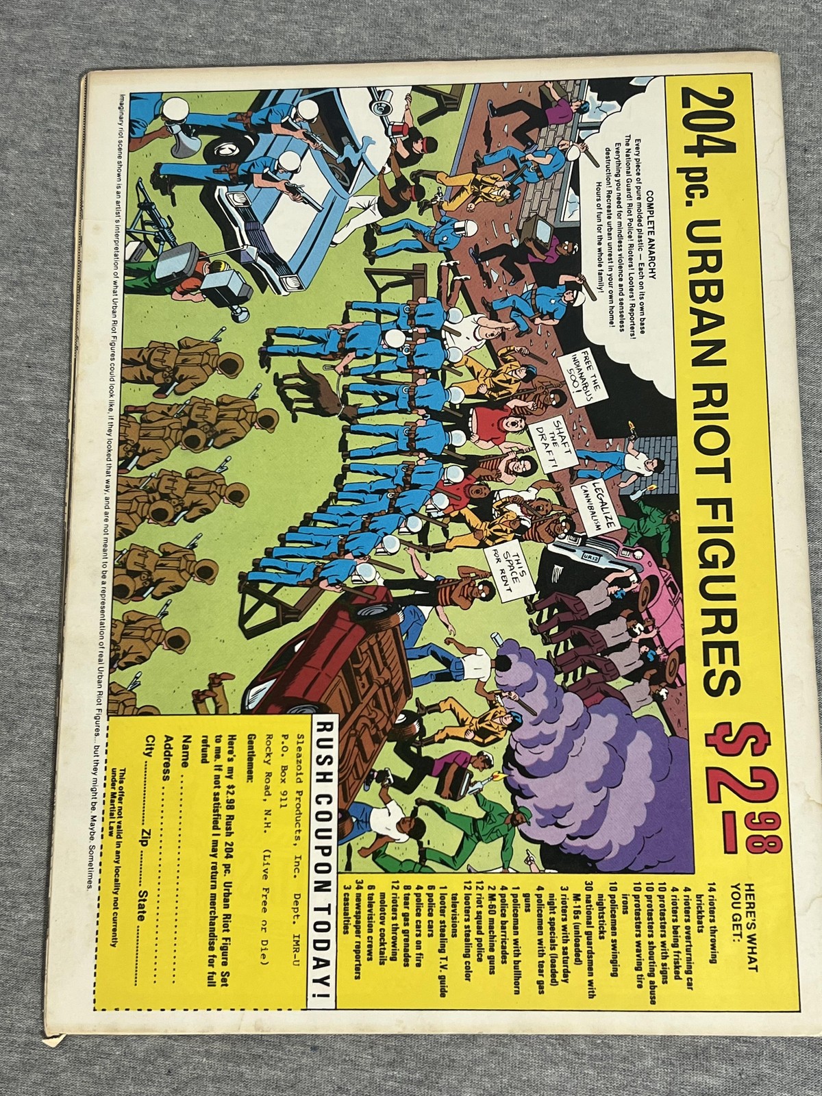Vintage Crazy Magazine Lot 4 Marvel Satire Issues Star Wars Space Arcade 1980s