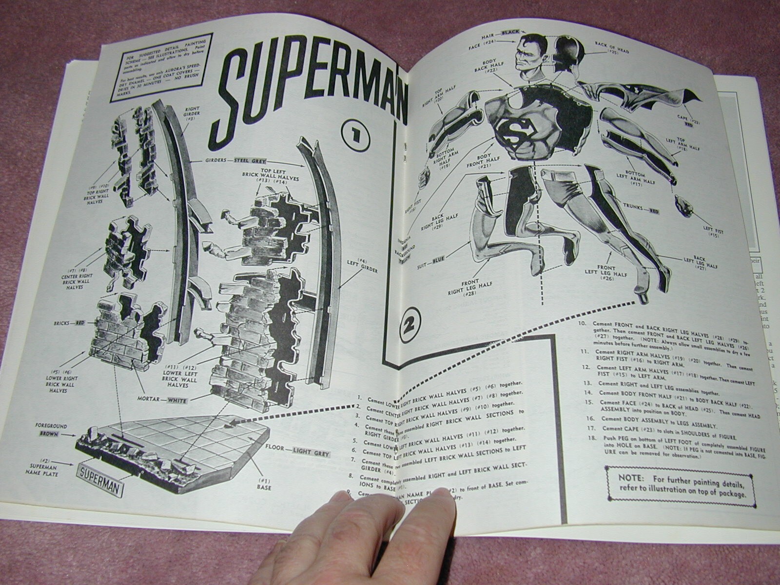 Model and Toy Collector # 9, Superman issue, Customized Superhero kits