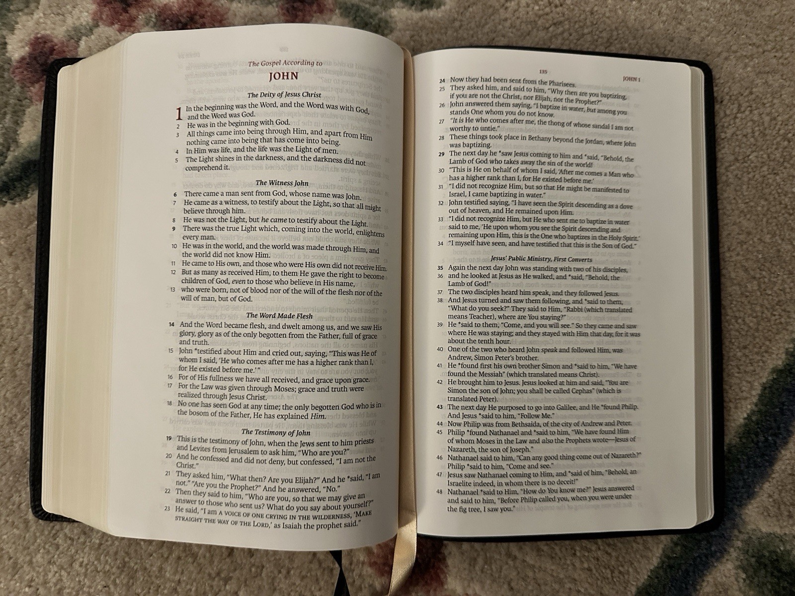 Steadfast Bibles NASB’95 Handy Size Black Cowhide