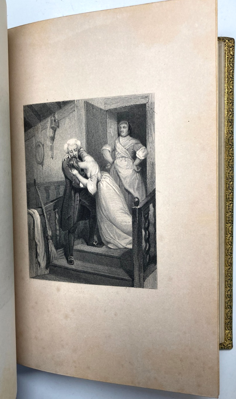 1843 Vicar of Wakefield Mulready Extra Illustrated Riviere Morocco Leather