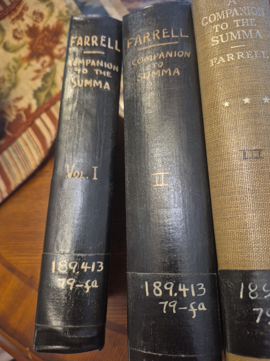 A COMPANION TO THE SUMMA – 4 VOLUME SET – Farrell 1941-1942