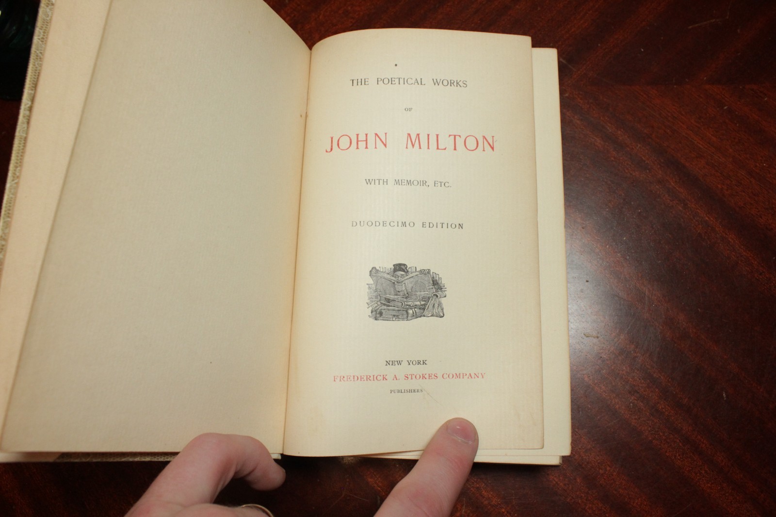 c1890 The Poetical Works of John Milton Fine Binding Stokes