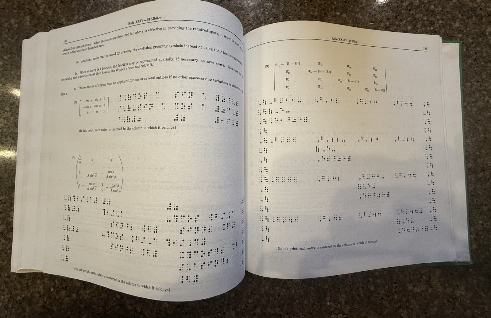 The Nemeth Braille Code for Mathematics and Science Notation 1985 Hardcover Book