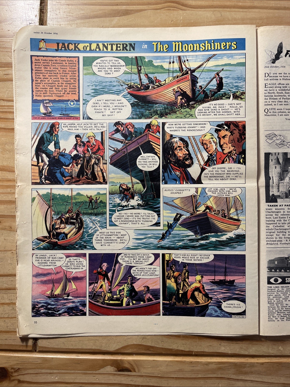 Eagle Comic X10 G to VG 1956 Vol 7 #40 to 49 Consecutive, Dan Dare