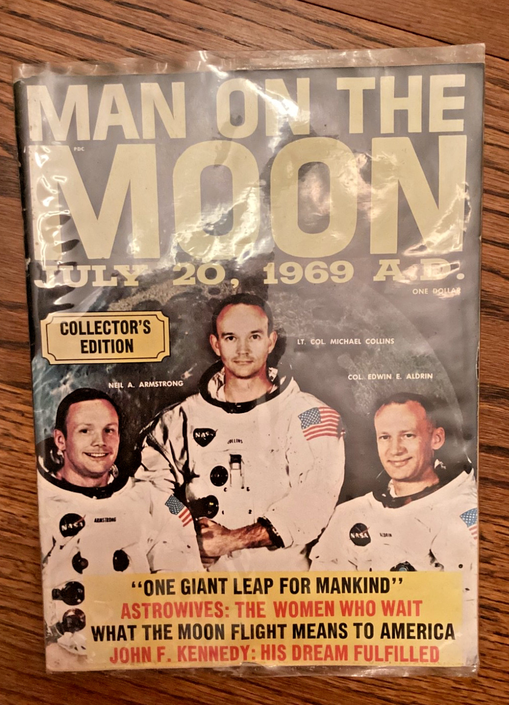 MAN ON THE MOON JULY 20, 1969 A.D. COLLECTOR’S EDITION MAGAZINE