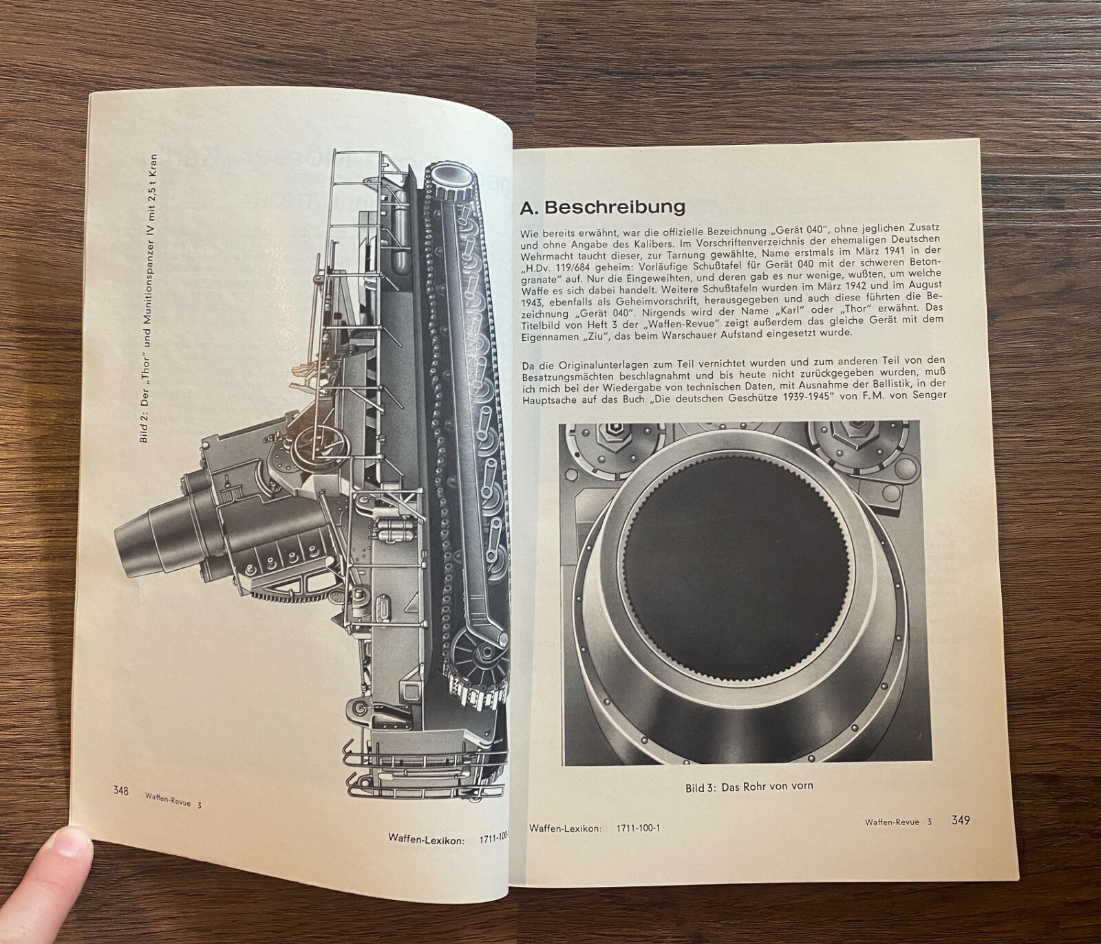 WAFFEN REVUE, Nr. 3 1971, 60cm Morser “Karl” gennant Thor, German Magazine
