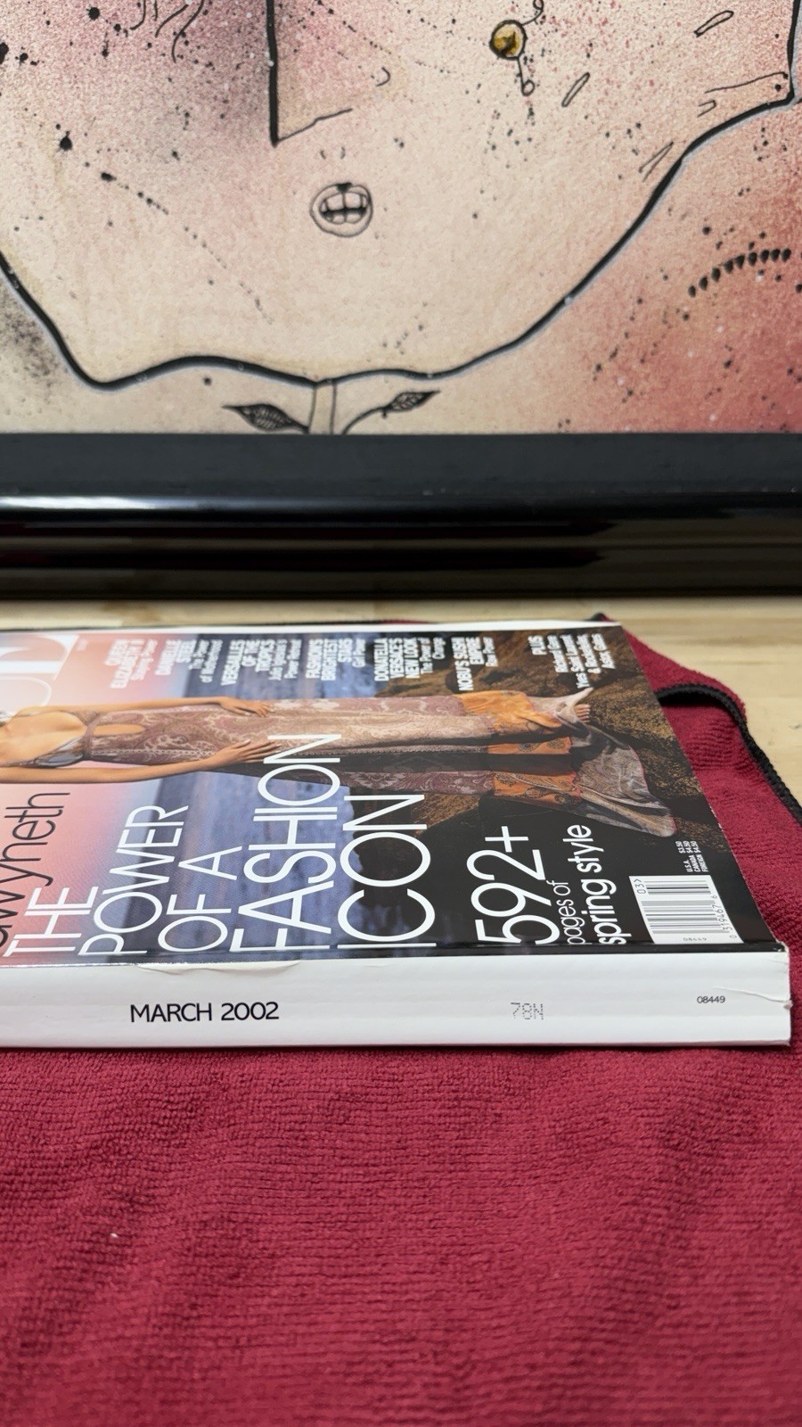 Vogue Magazine March 2002 – Gwyneth Paltrow Cover – 592+ Pages