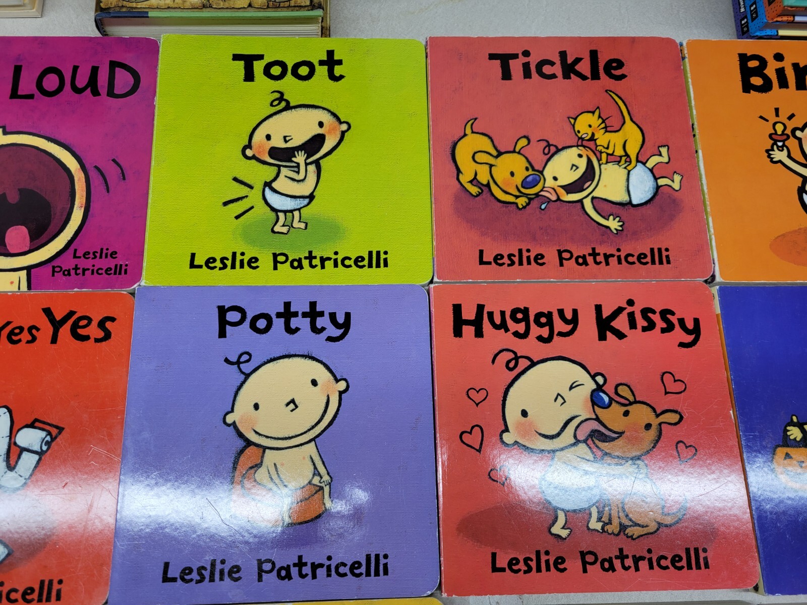 Lot of 5 Leslie Patricelli Board Books for Children’s/ Kids/ Toddler *Random*