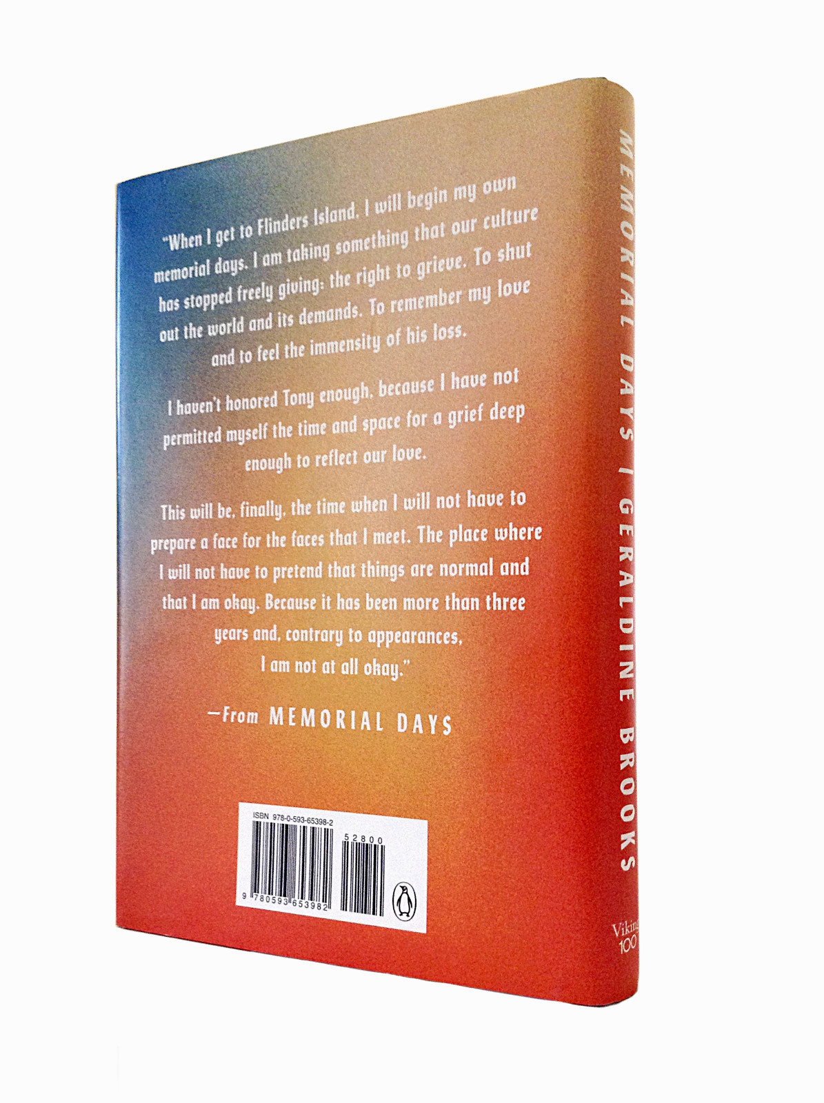 Memorial Days by Geraldine Brooks *SIGNED* 1st Printing 2025 Hardcover