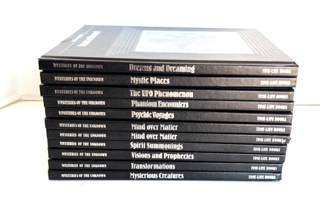 VTG Time Life Mysteries of the Unknown Series Lot of 11 Hardcover Book Lot READ!