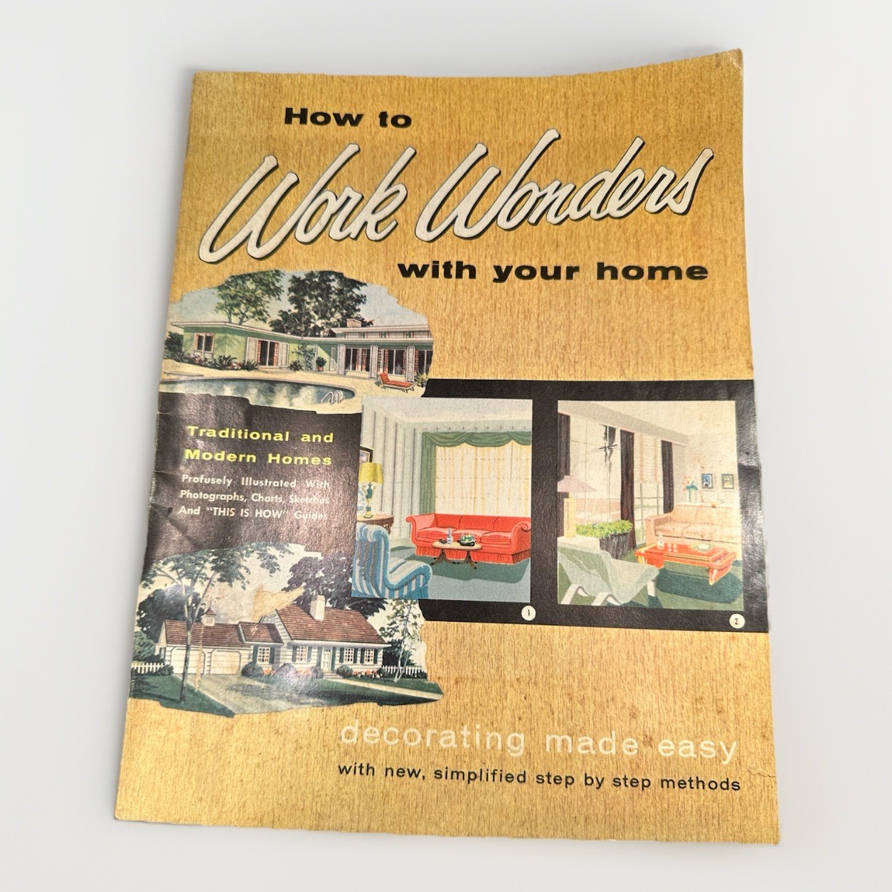 Vintage 1964 How to work wonders with your home-decorating Made Easy