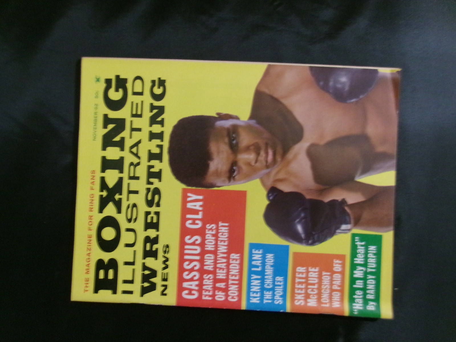 Boxing Illustrated Wrestling News Nov 1962 Cassius Clay Muhammad Ali Magazine