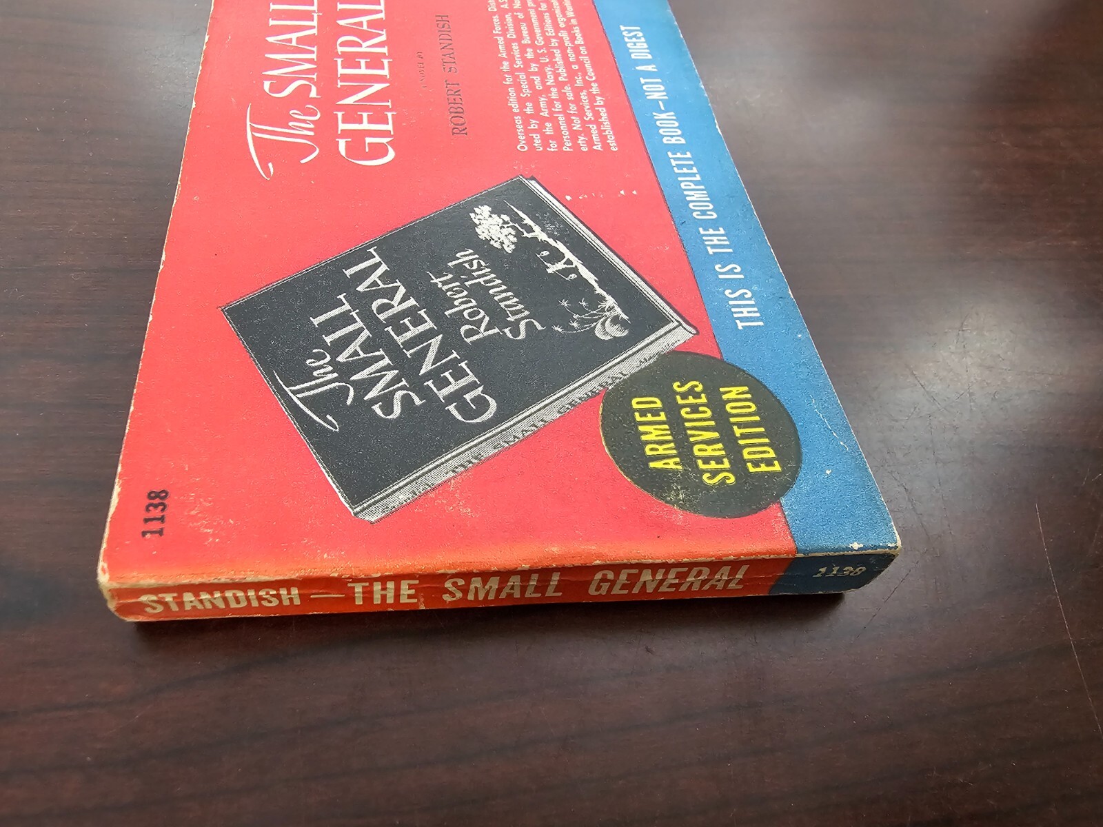 THE SMALL GENERAL by Robert Standish, Armed Services Edition #1138