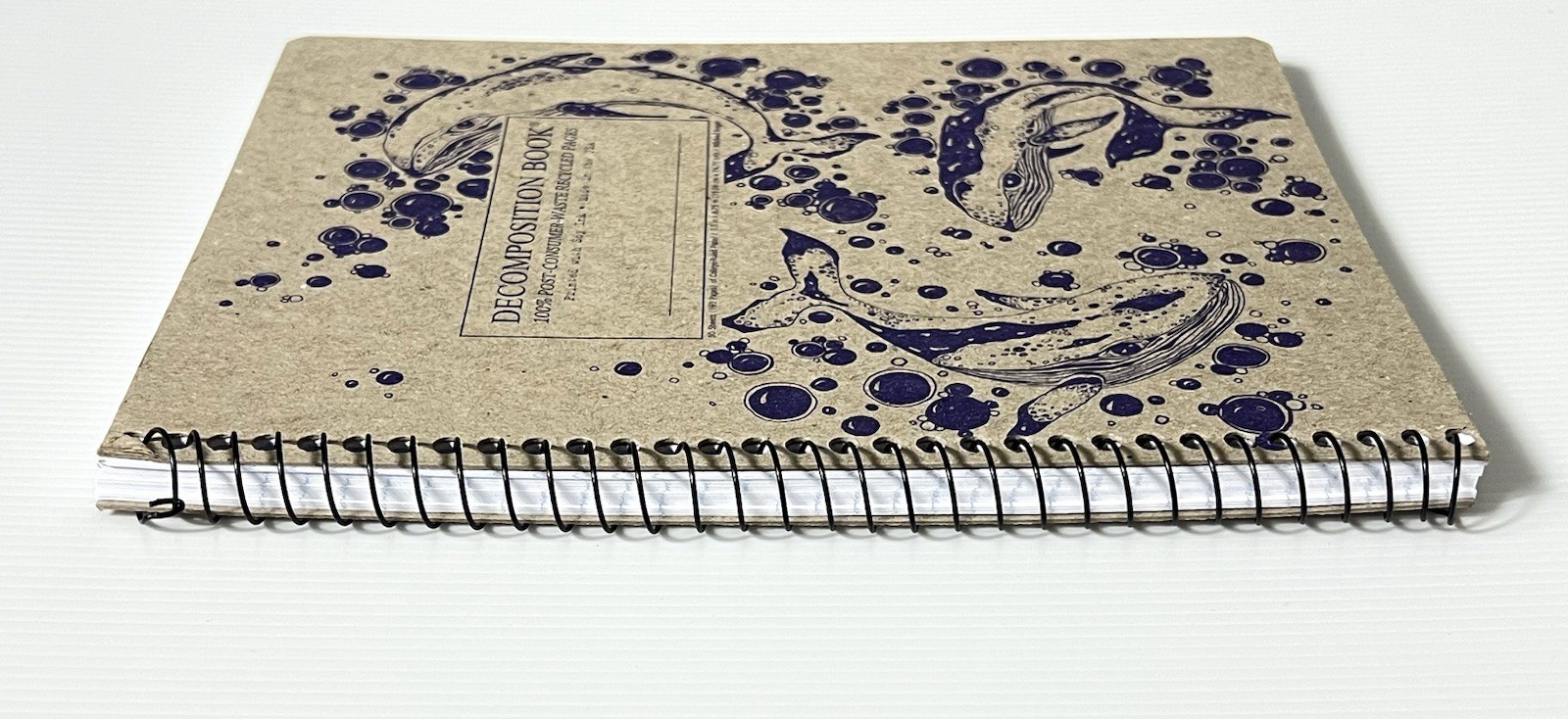 Decomposition Book by Roger Humpback Whale Design 9.75IN X 7.5IN Notebook SB