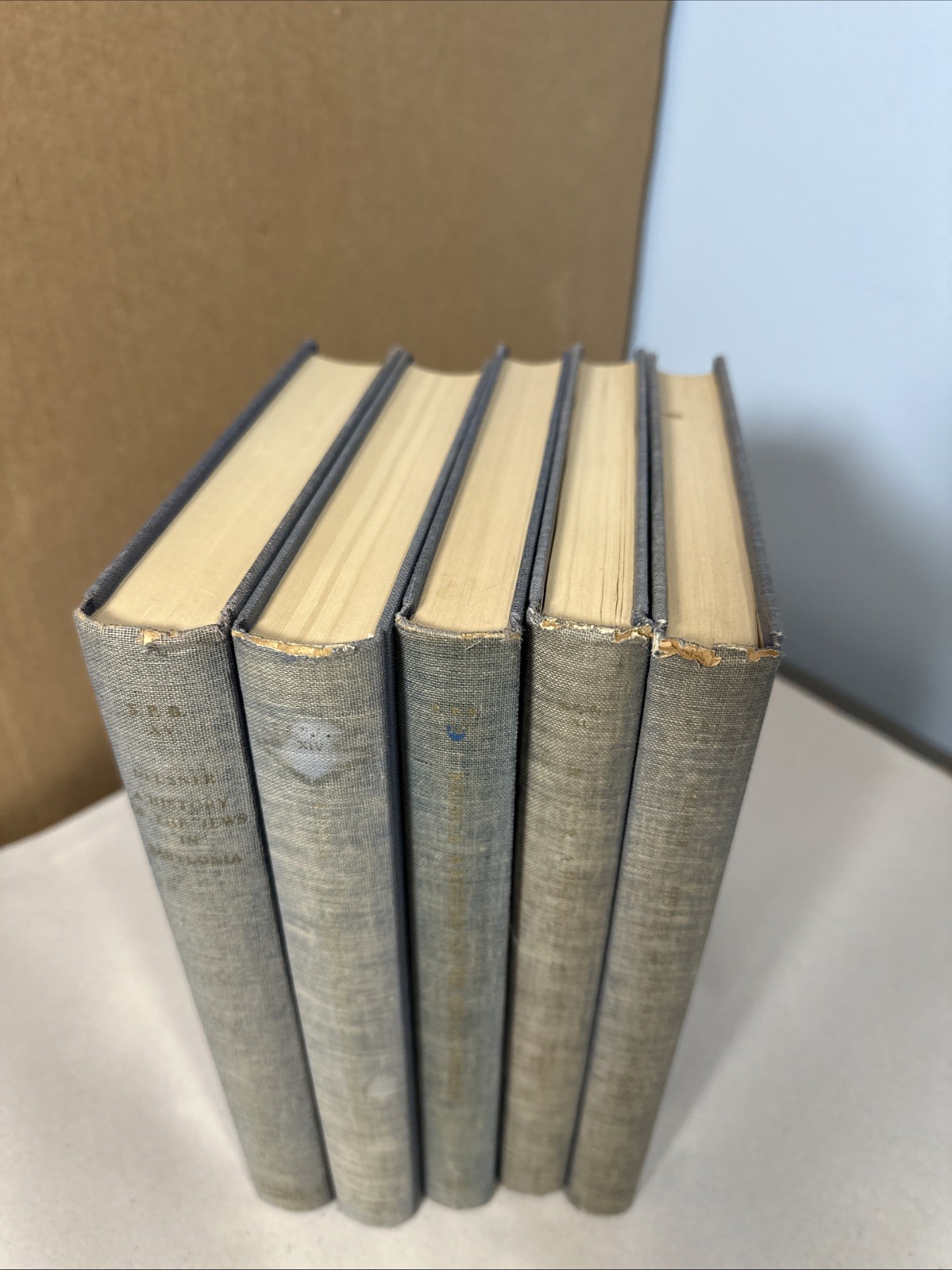 A History of The Jews In Babylonia by Jacob Neusner 5 Volume Set First Edition