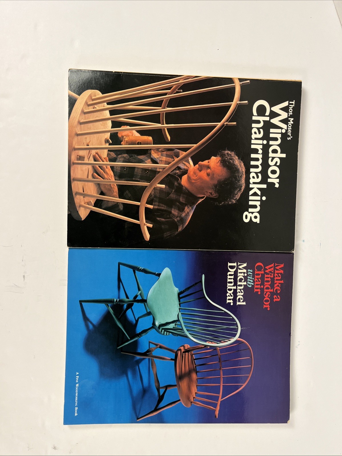 Vintage Windsor Chairmaking Woodworking Books Thos. Moser & Michael Dunbar Lot 2