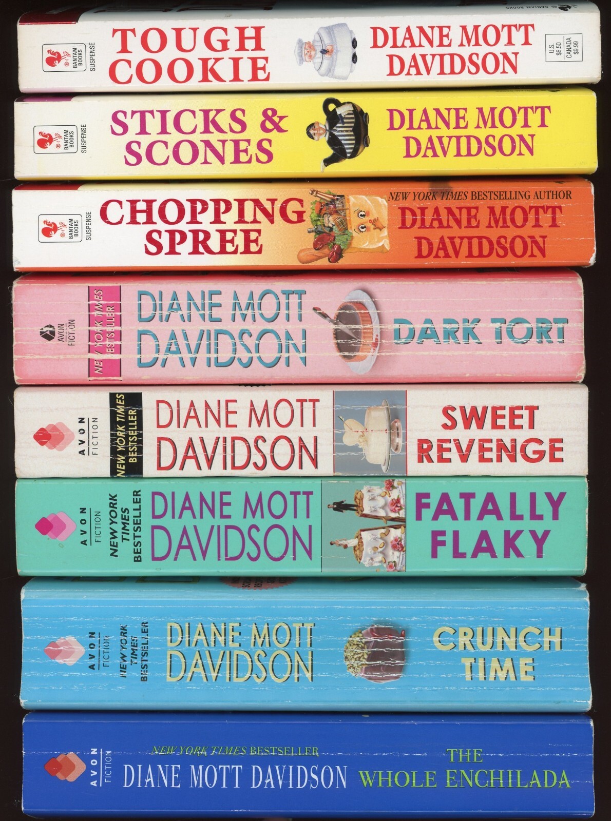 Goldy Schulz Culinary Mystery Lot of 8 Paperback by Diane Davidson