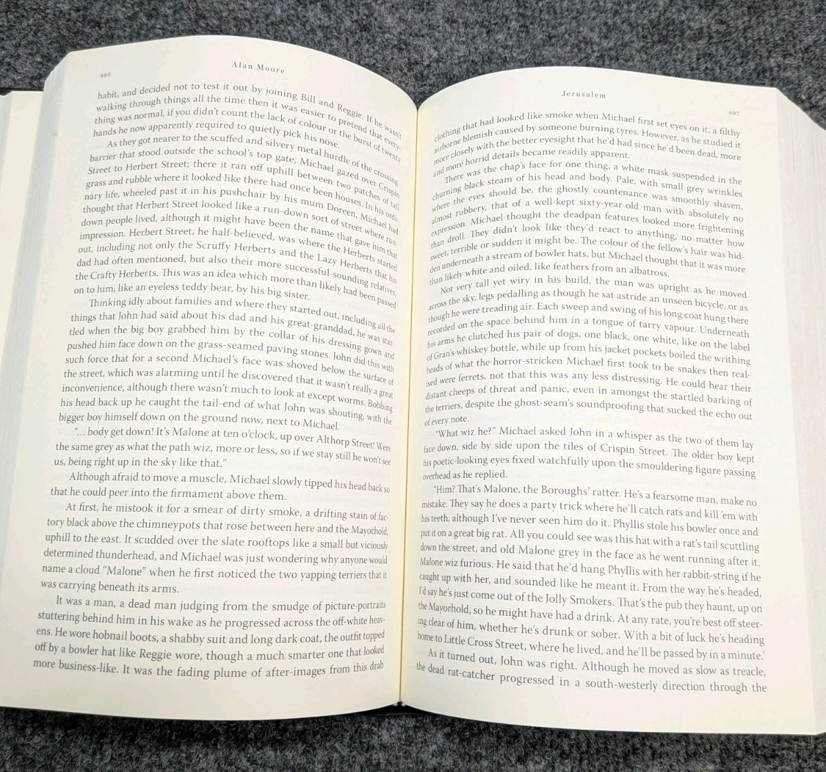 Jerusalem Alan Moore 2016 First Edition Hardcover Liveright Fiction Novel No…